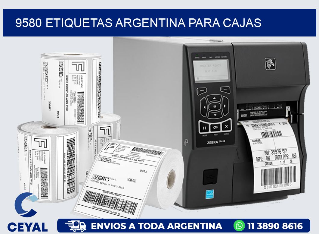 9580 ETIQUETAS ARGENTINA PARA CAJAS