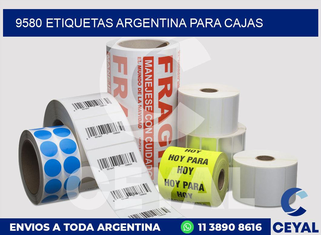 9580 ETIQUETAS ARGENTINA PARA CAJAS