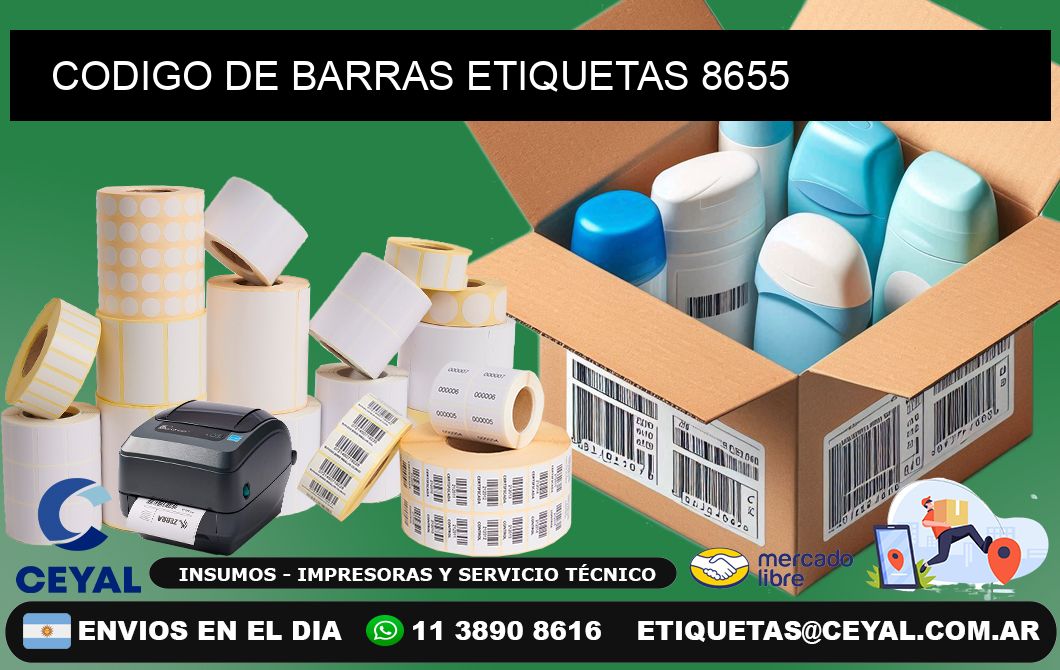 CODIGO DE BARRAS ETIQUETAS 8655