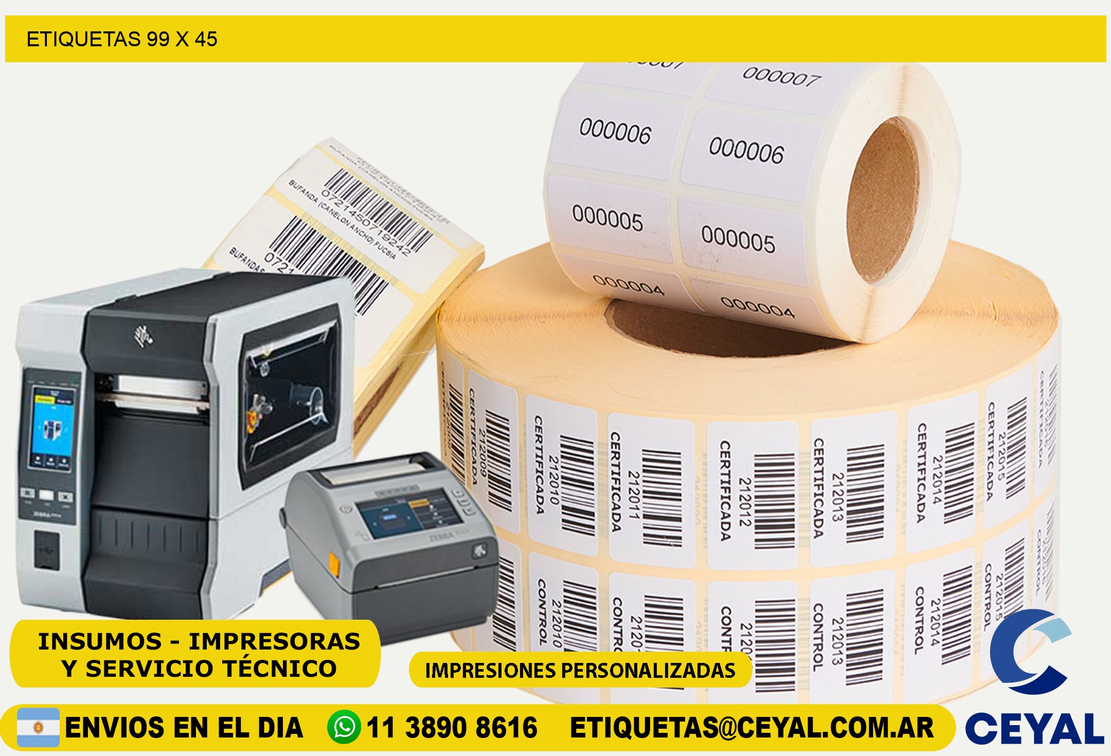 ETIQUETAS 99 x 45