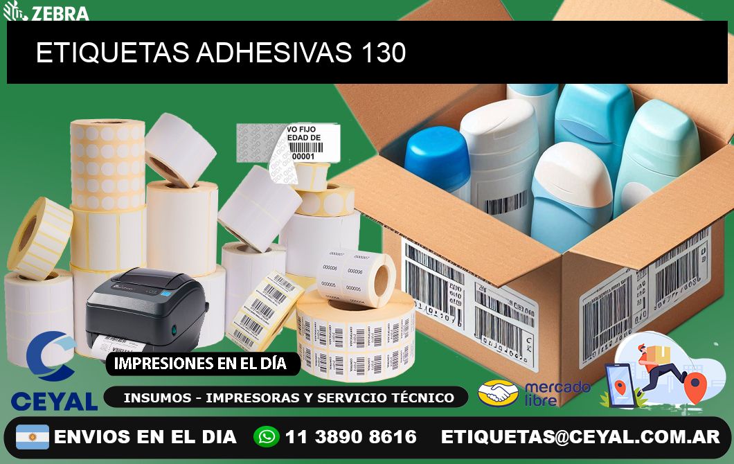 ETIQUETAS ADHESIVAS 130