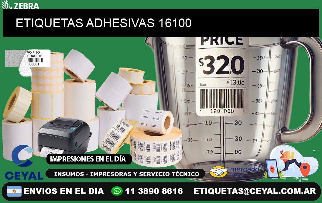 ETIQUETAS ADHESIVAS 16100