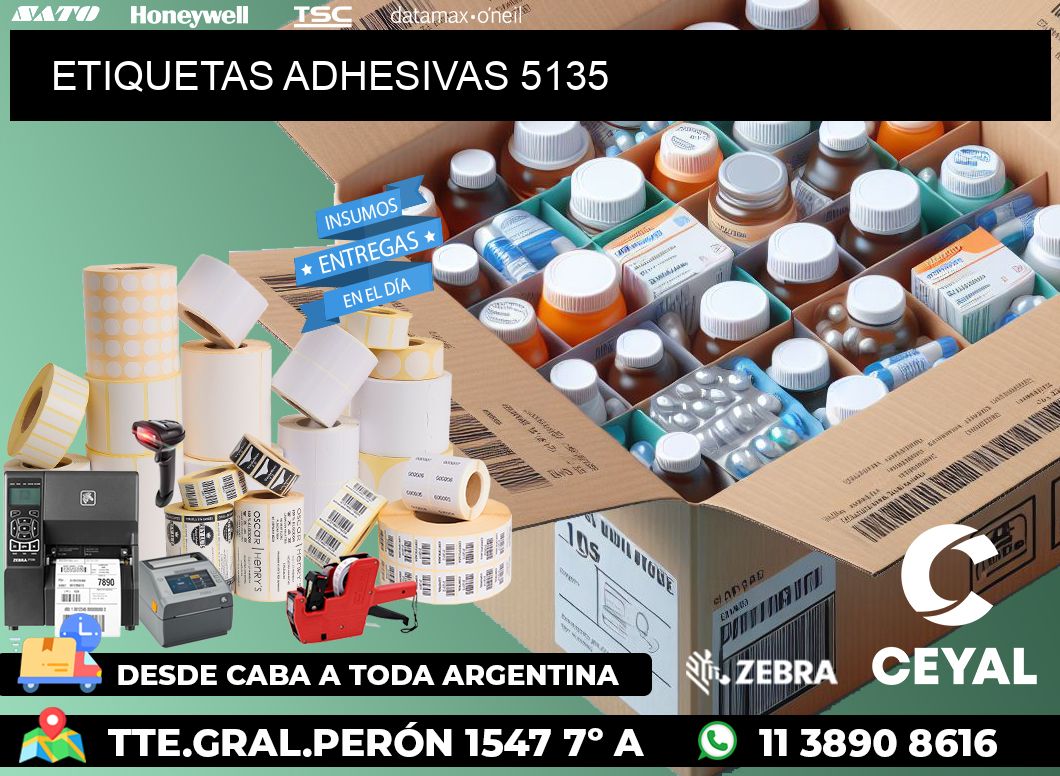 ETIQUETAS ADHESIVAS 5135