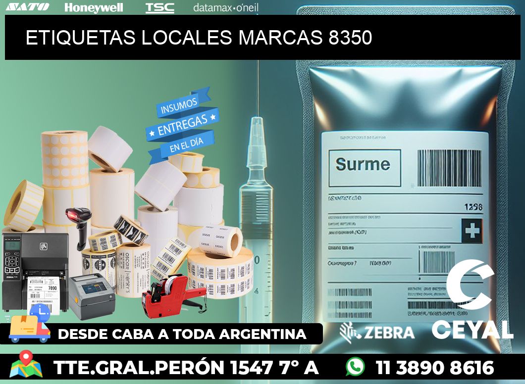 ETIQUETAS LOCALES MARCAS 8350