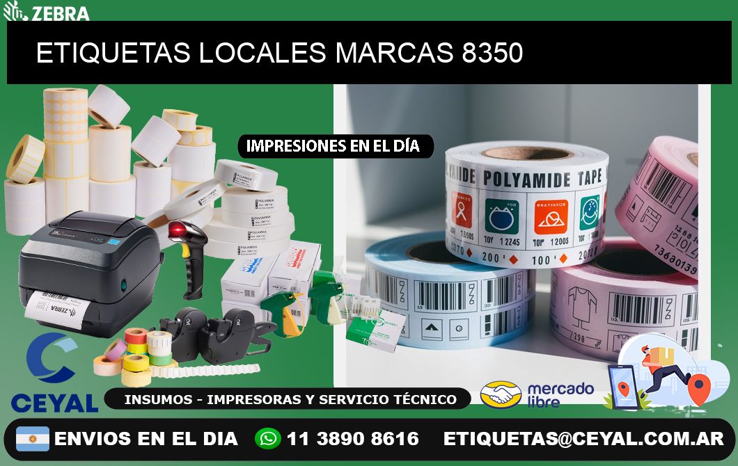 ETIQUETAS LOCALES MARCAS 8350