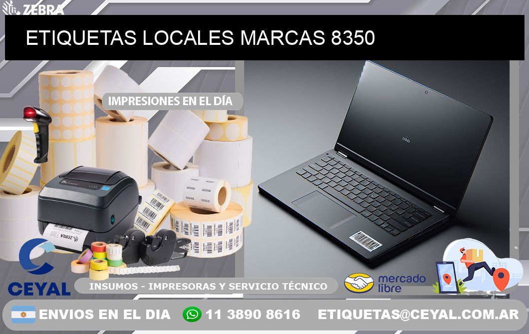 ETIQUETAS LOCALES MARCAS 8350