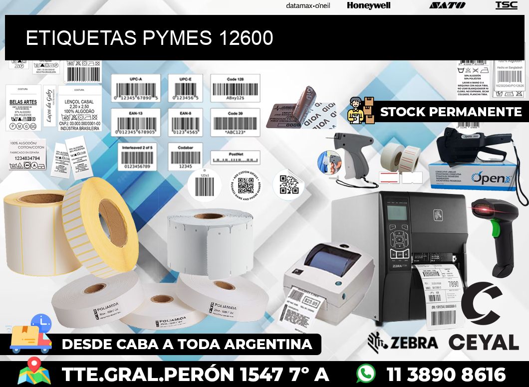 ETIQUETAS PYMES 12600