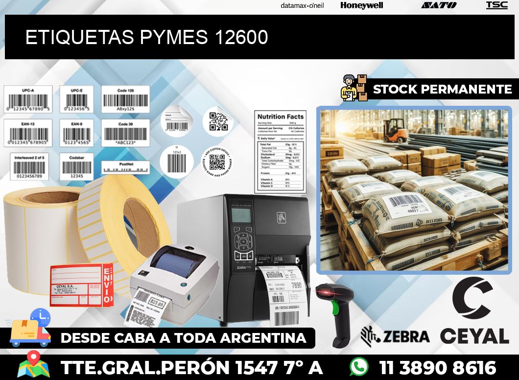 ETIQUETAS PYMES 12600