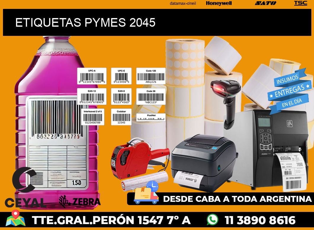 ETIQUETAS PYMES 2045