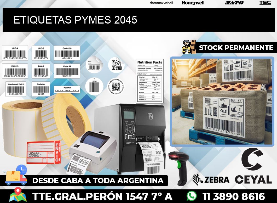 ETIQUETAS PYMES 2045