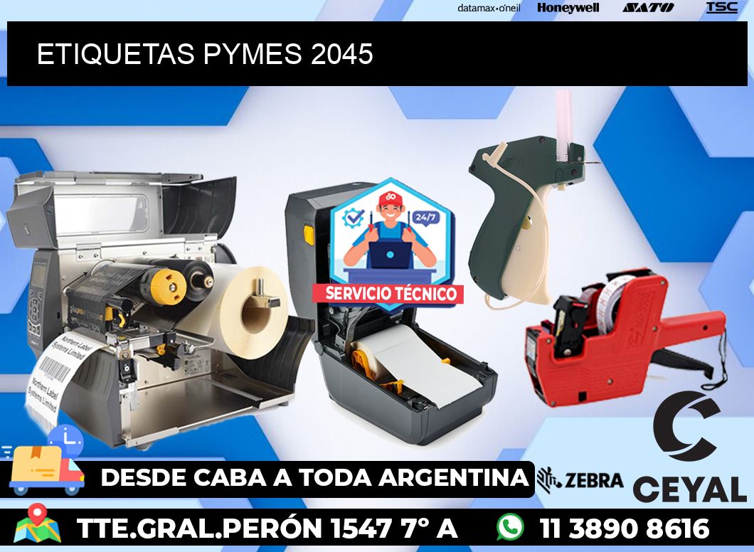 ETIQUETAS PYMES 2045