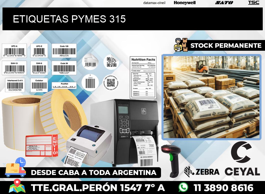 ETIQUETAS PYMES 315