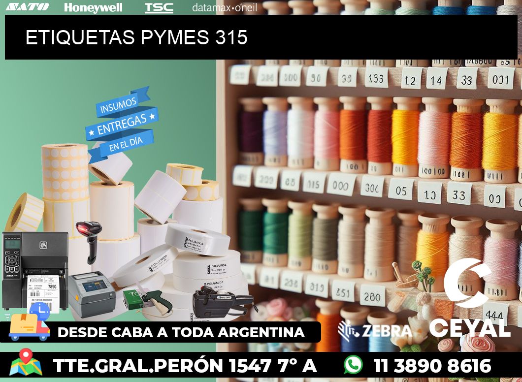 ETIQUETAS PYMES 315