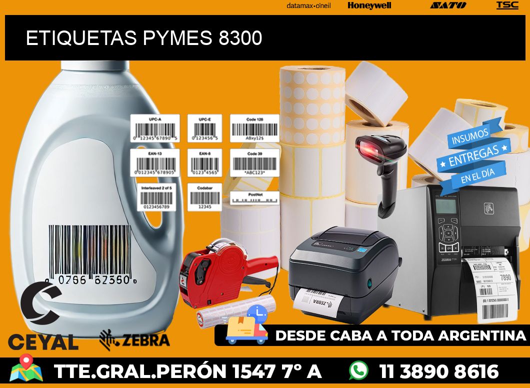 ETIQUETAS PYMES 8300