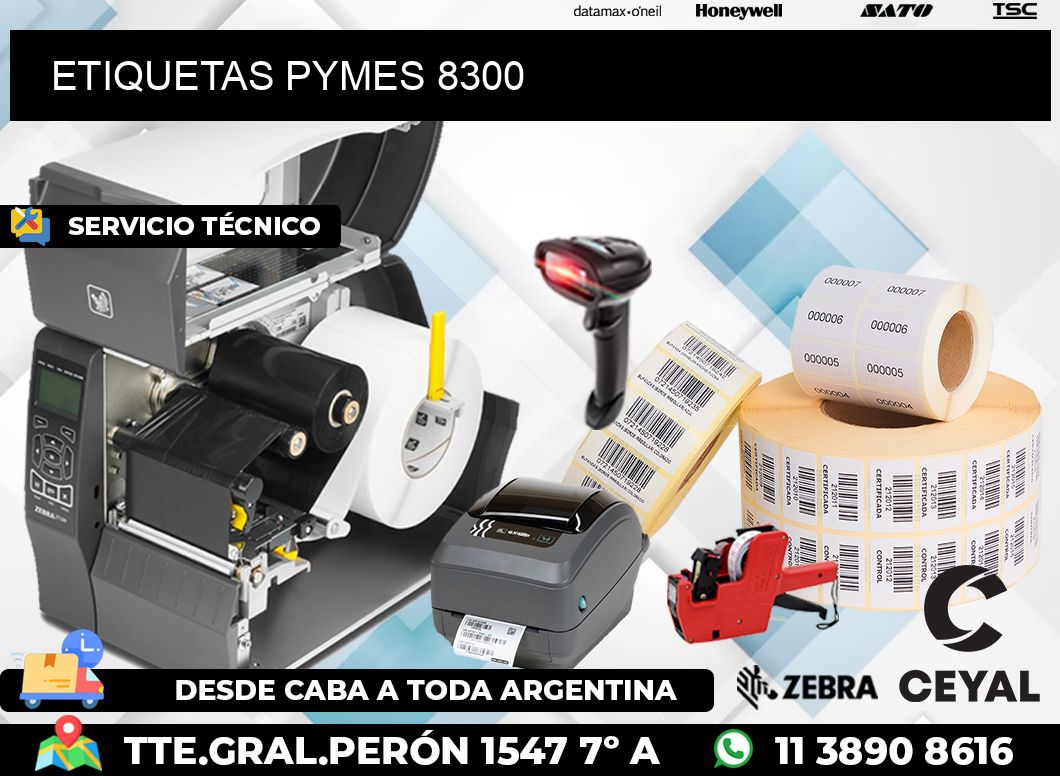 ETIQUETAS PYMES 8300