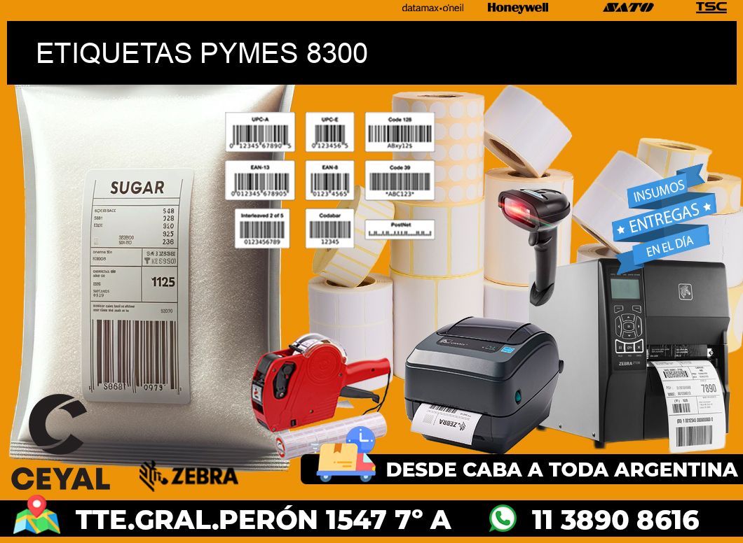 ETIQUETAS PYMES 8300