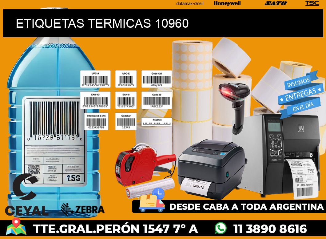 ETIQUETAS TERMICAS 10960