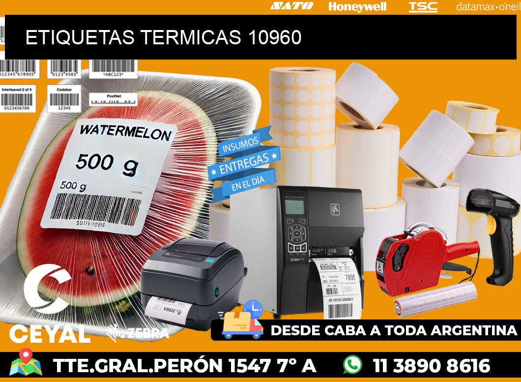 ETIQUETAS TERMICAS 10960