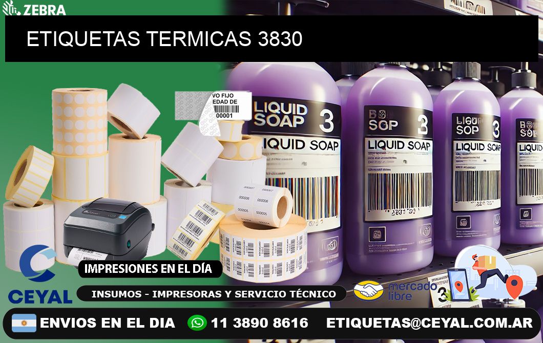 ETIQUETAS TERMICAS 3830