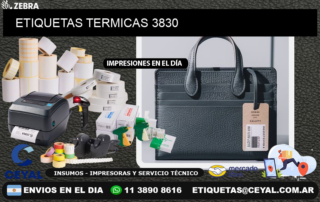 ETIQUETAS TERMICAS 3830