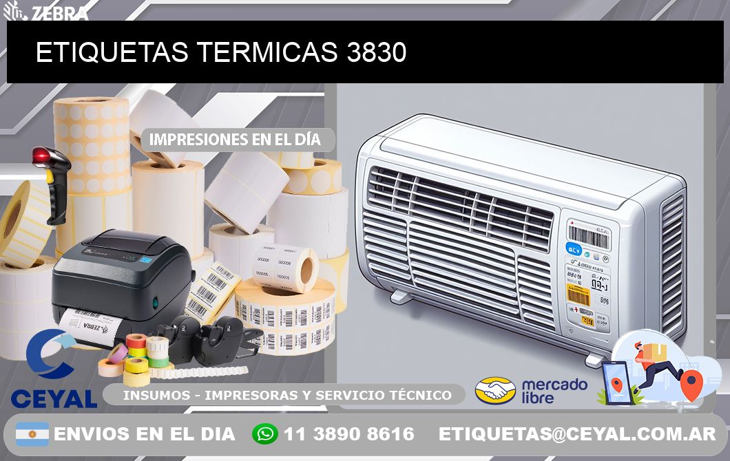 ETIQUETAS TERMICAS 3830