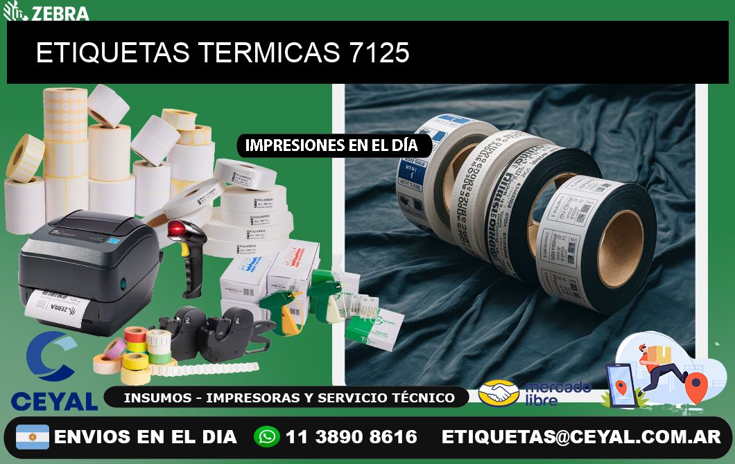 ETIQUETAS TERMICAS 7125