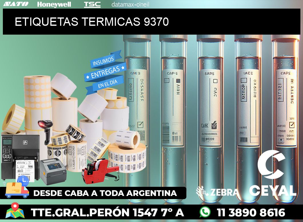 ETIQUETAS TERMICAS 9370