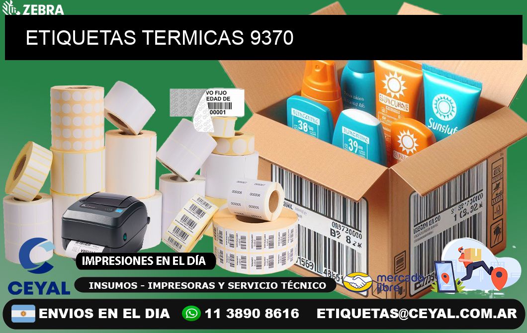 ETIQUETAS TERMICAS 9370