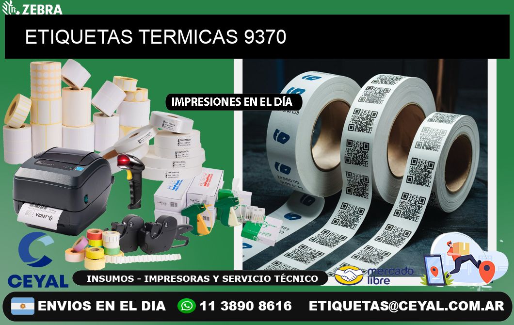 ETIQUETAS TERMICAS 9370