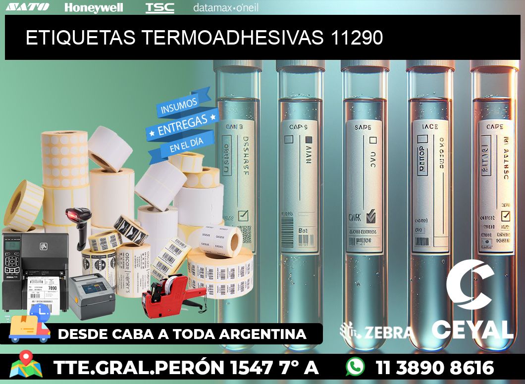 ETIQUETAS TERMOADHESIVAS 11290