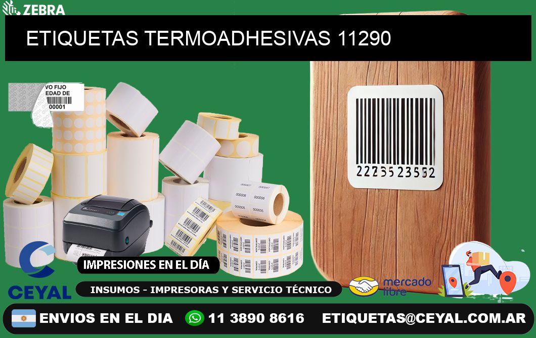 ETIQUETAS TERMOADHESIVAS 11290