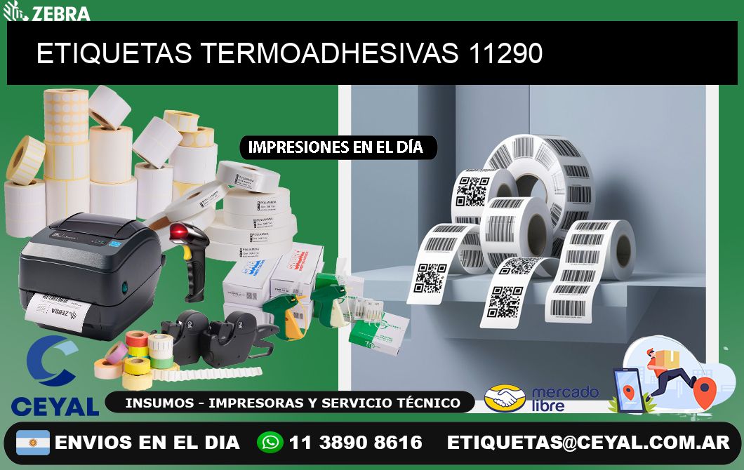 ETIQUETAS TERMOADHESIVAS 11290