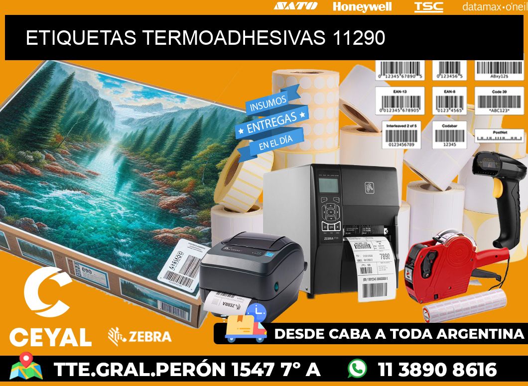 ETIQUETAS TERMOADHESIVAS 11290