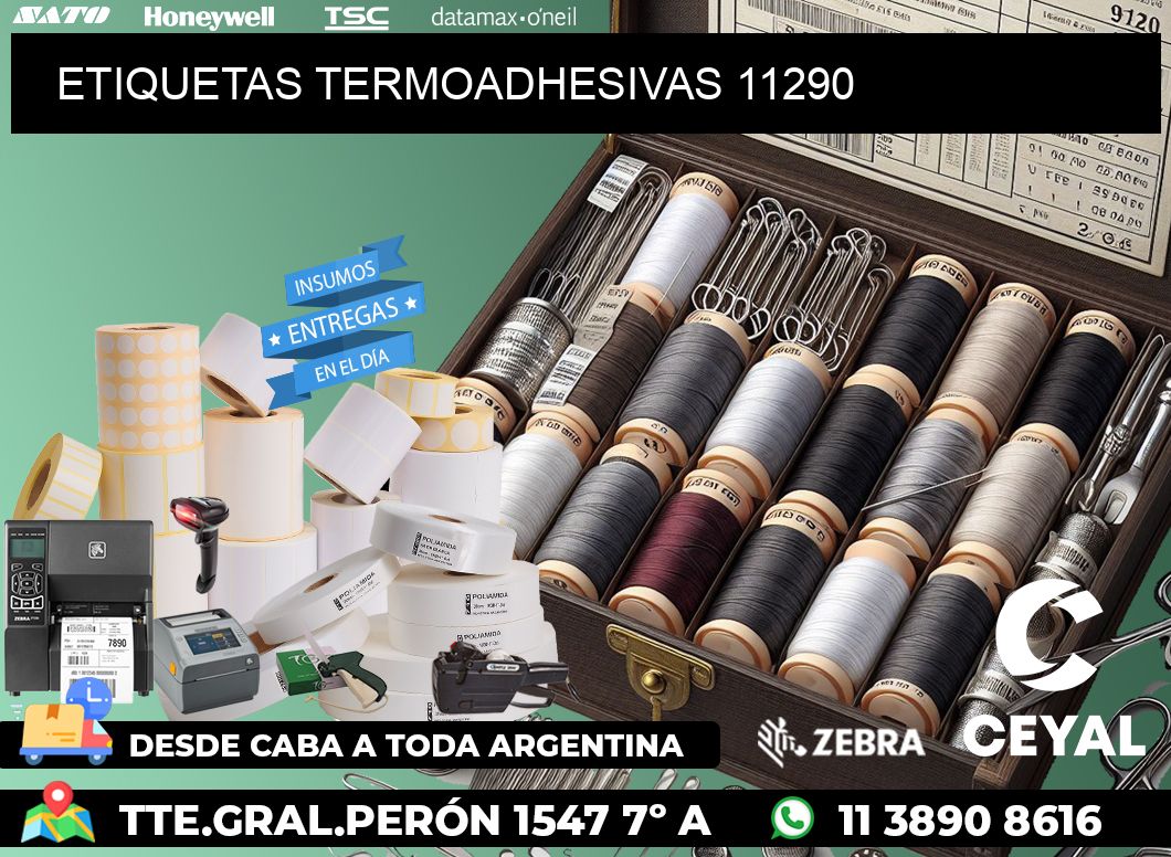 ETIQUETAS TERMOADHESIVAS 11290