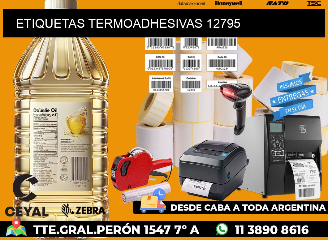 ETIQUETAS TERMOADHESIVAS 12795