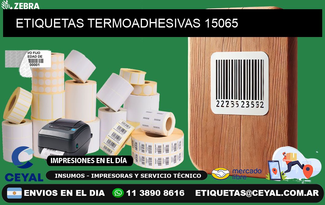 ETIQUETAS TERMOADHESIVAS 15065