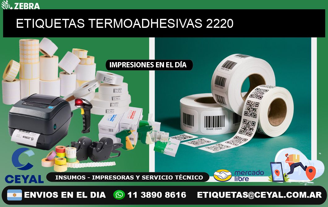 ETIQUETAS TERMOADHESIVAS 2220