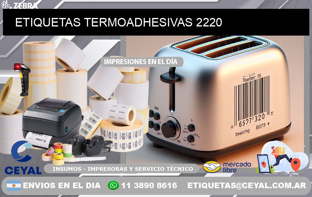 ETIQUETAS TERMOADHESIVAS 2220