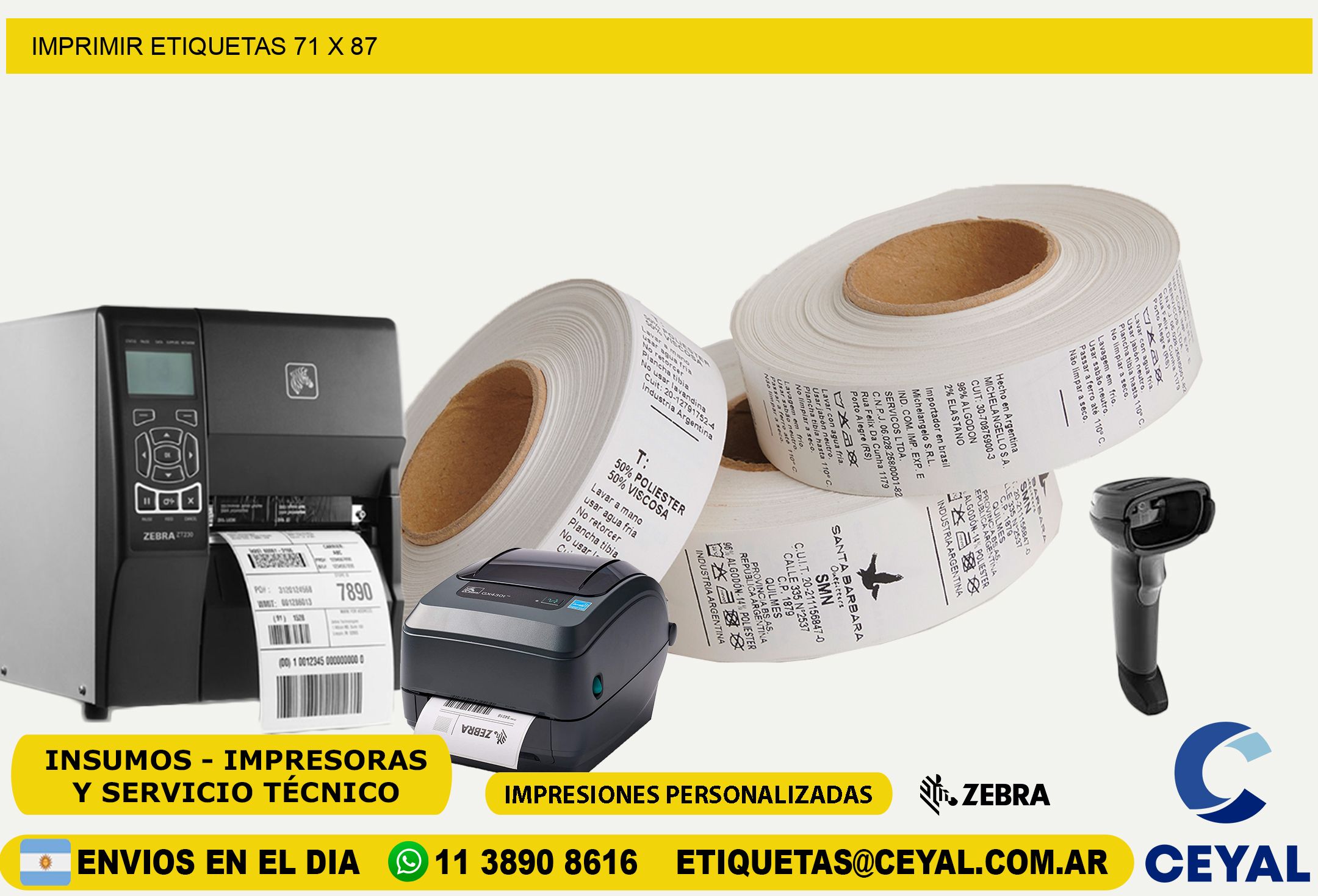 IMPRIMIR ETIQUETAS 71 x 87