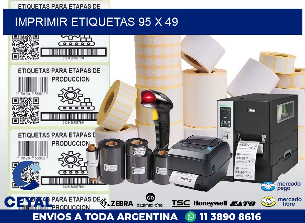 IMPRIMIR ETIQUETAS 95 x 49