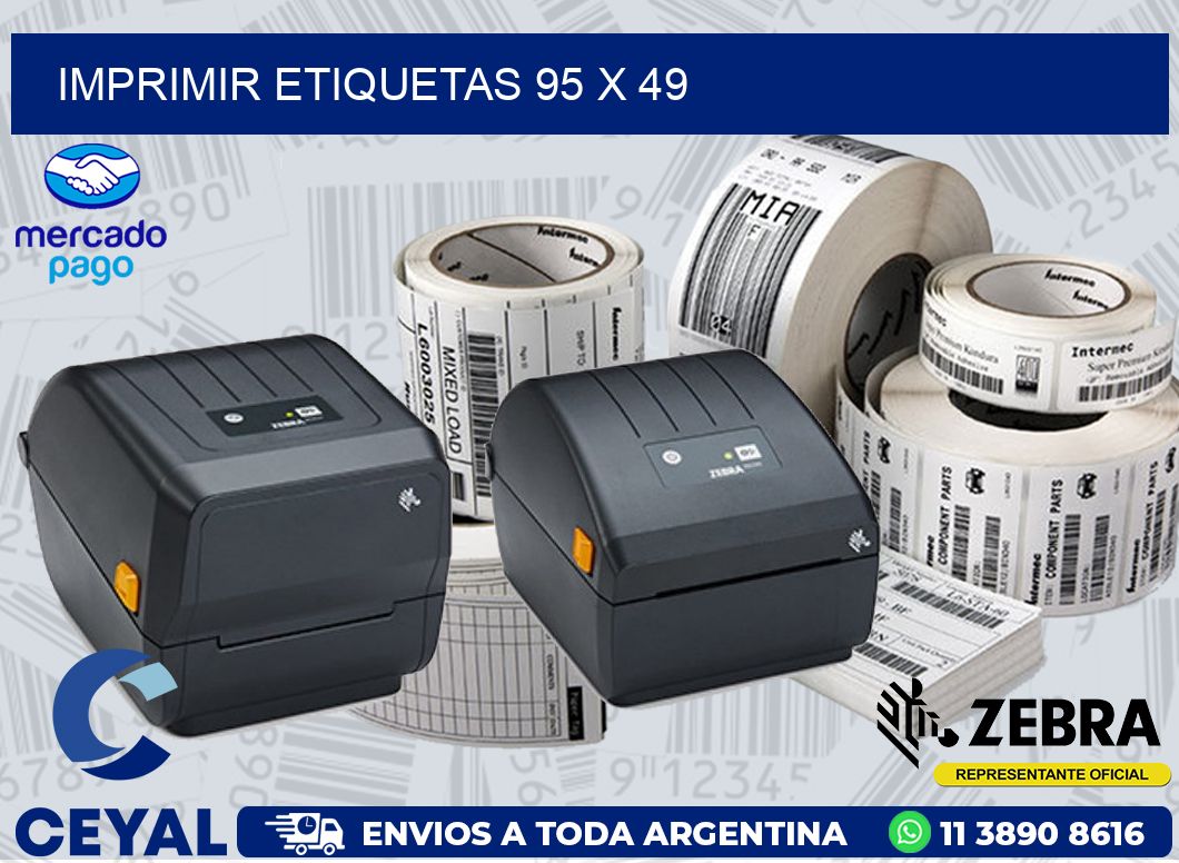 IMPRIMIR ETIQUETAS 95 x 49