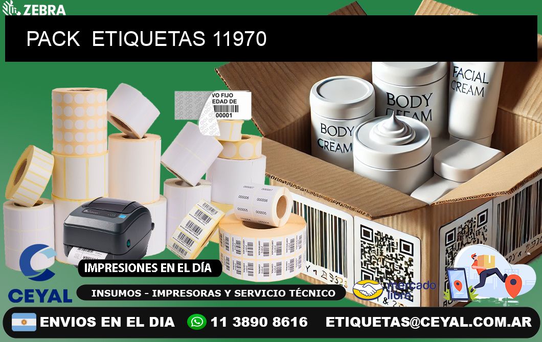 PACK  ETIQUETAS 11970