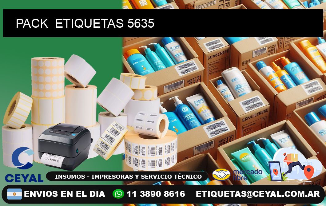 PACK  ETIQUETAS 5635