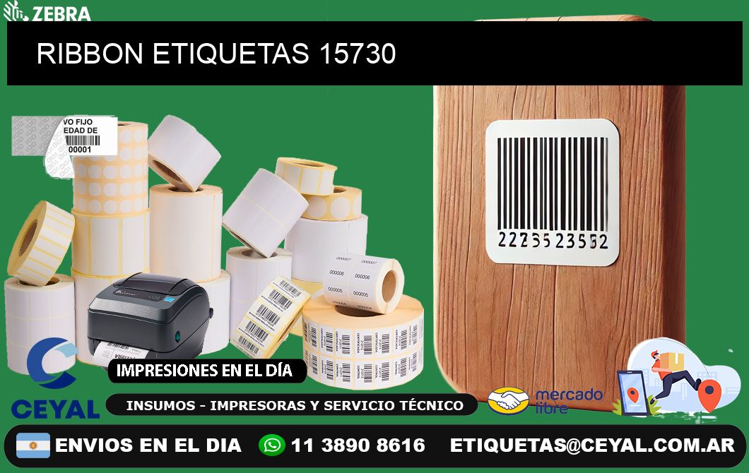 RIBBON ETIQUETAS 15730