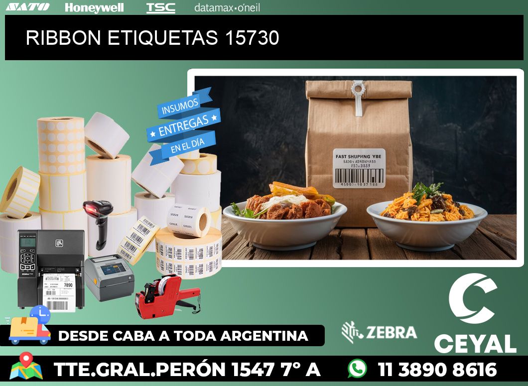 RIBBON ETIQUETAS 15730