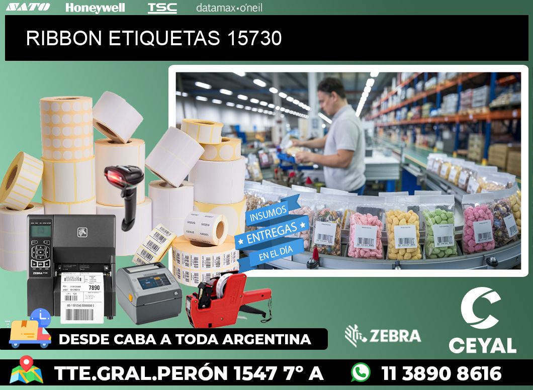 RIBBON ETIQUETAS 15730