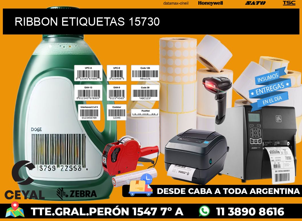 RIBBON ETIQUETAS 15730