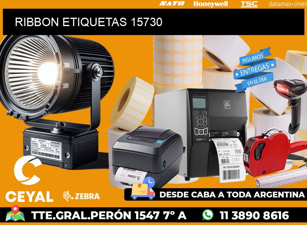 RIBBON ETIQUETAS 15730