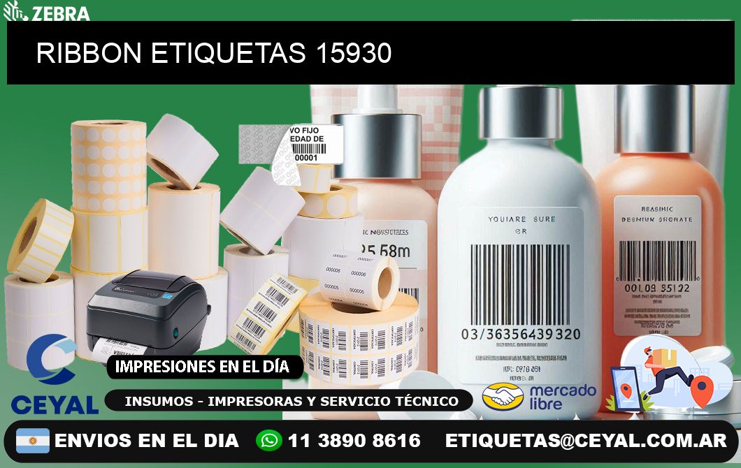 RIBBON ETIQUETAS 15930