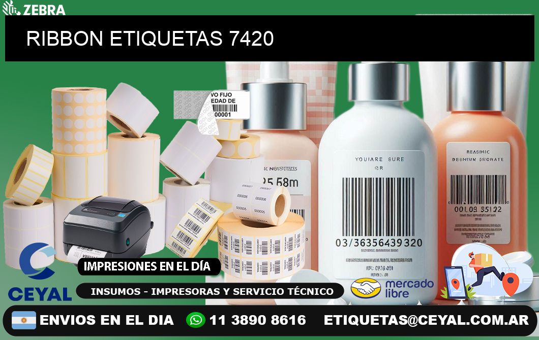 RIBBON ETIQUETAS 7420